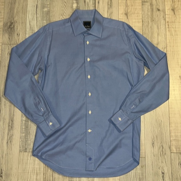 David Donahue Trim Fit Dress Shirt - Picture 2 of 10